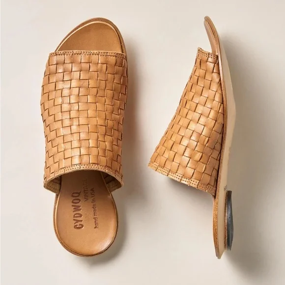 Cydwoq Amanthus Mules Cognac Brown Sandals NWT size 37 - Picture 2 of 6